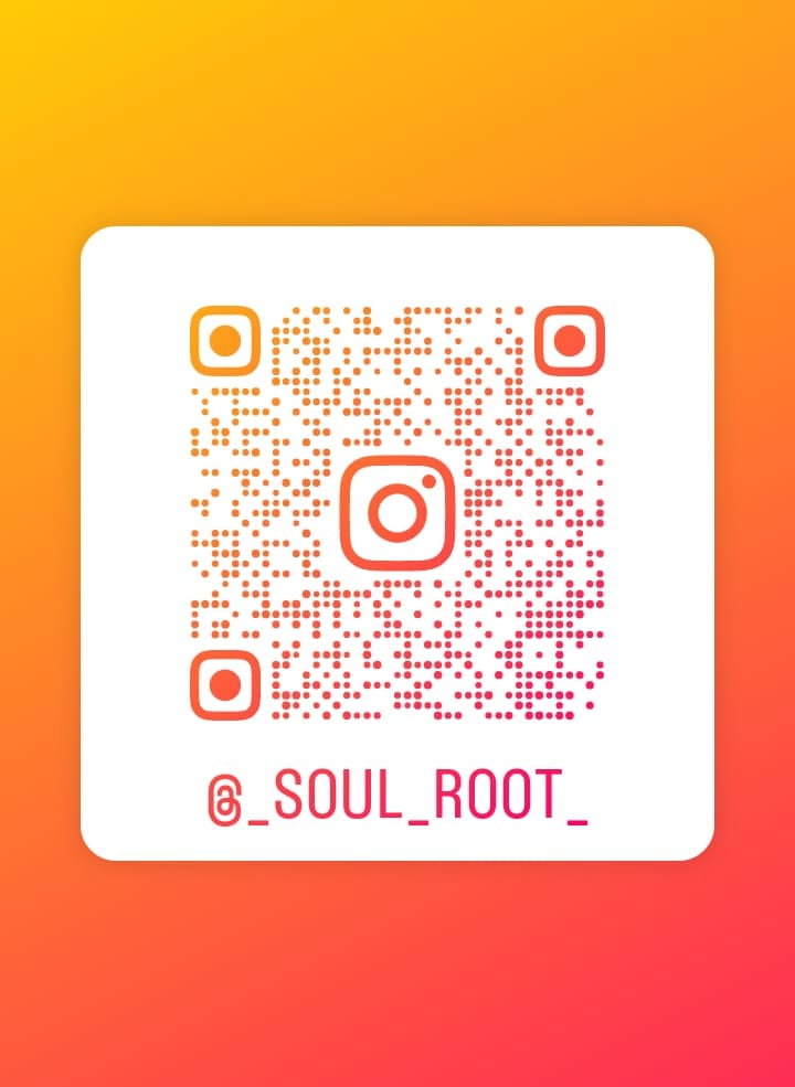 Scan to follow @_soul_root_ on Instagram